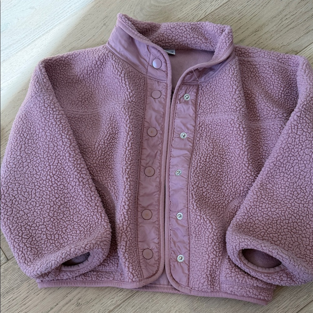 Old Navy girls bomber fleece